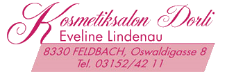 Schriftzug Kosmetiksalon Dorli Schriftzug Kosmetiksalon Dorli